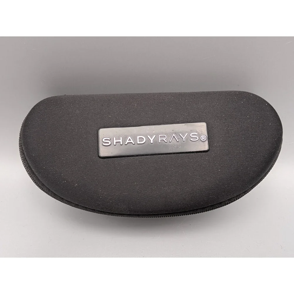 Shady Rays Black Fabric Semi-Hard‎ Shell Rigid Sunglasses Case Only